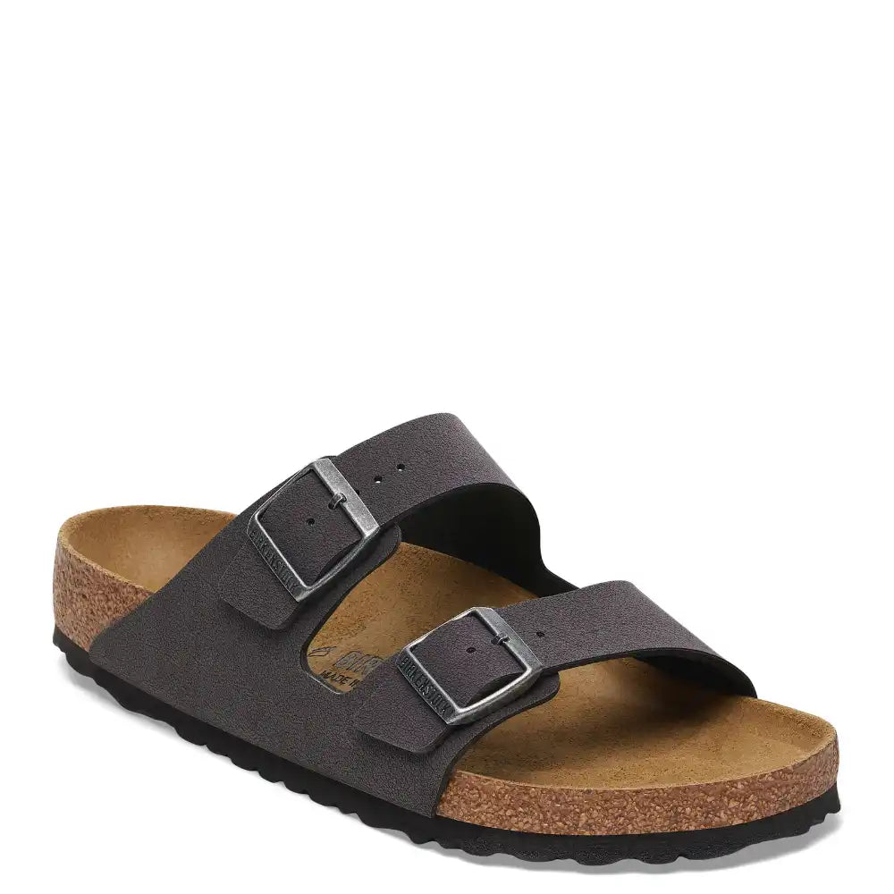 ARIZONA VELVET GREY BIRKO FLOR UNISEX SLIDE