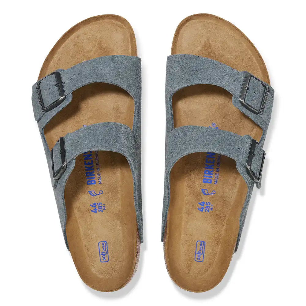 ARIZONA SOFT FOOTBED SUEDE SLIDE REGULAR FIT