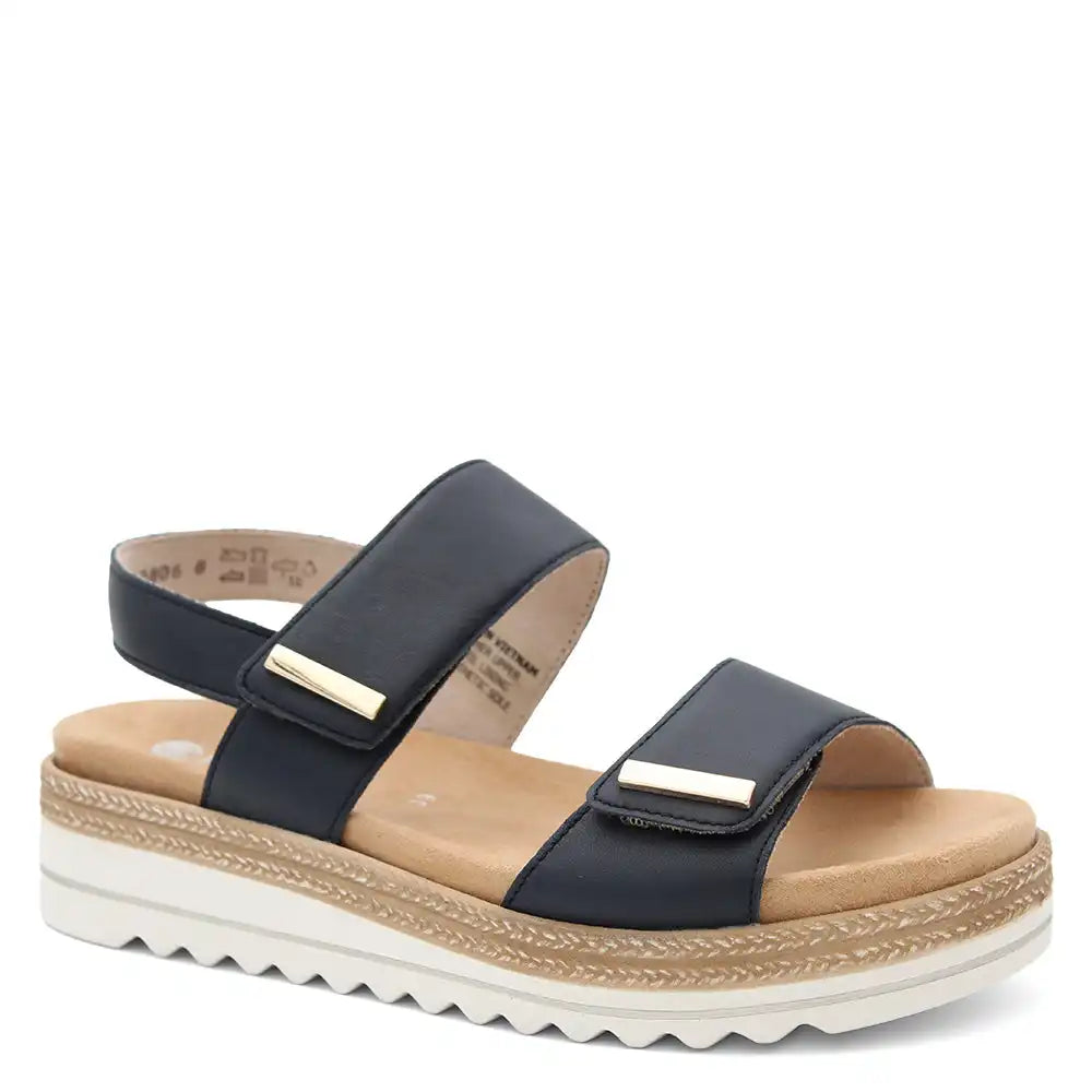 D0Q59 WOMENS WEDGE SANDAL