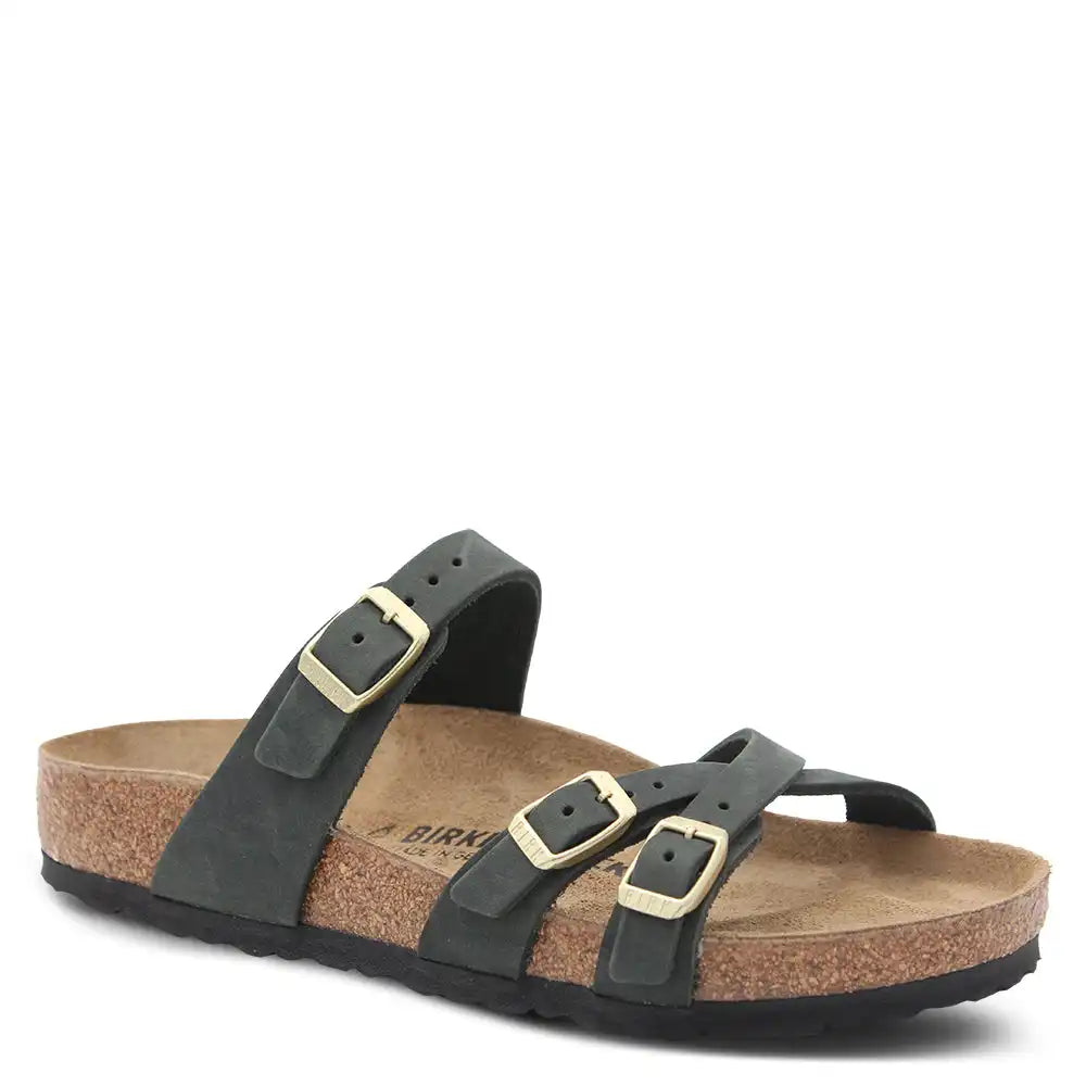 FRANCA WOMENS LEATHER SLIDE