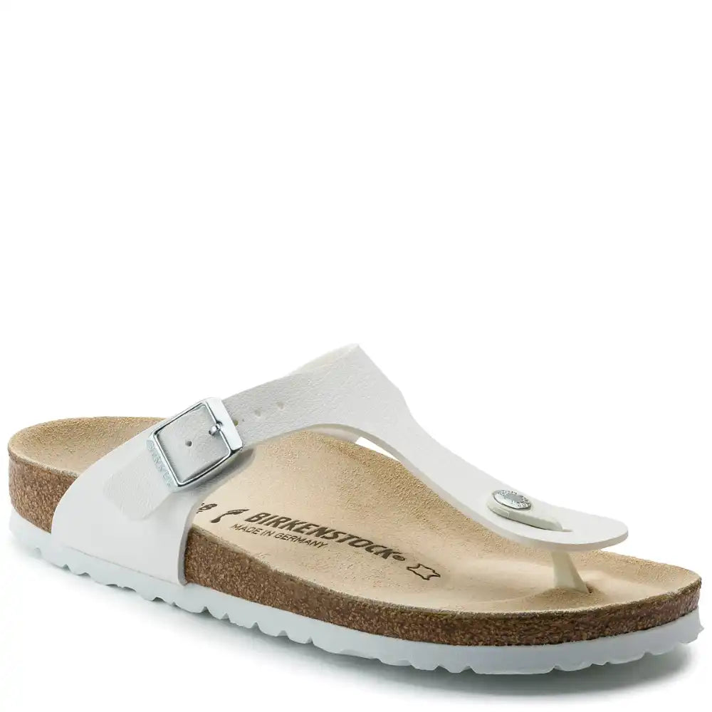GIZEH WHITE BIRKO FLOR THONG REGULAR FIT