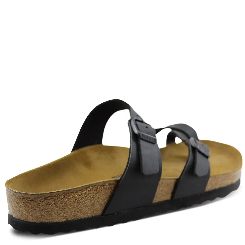 MAYARI BLACK REGULAR FIT WOMENS THONGS