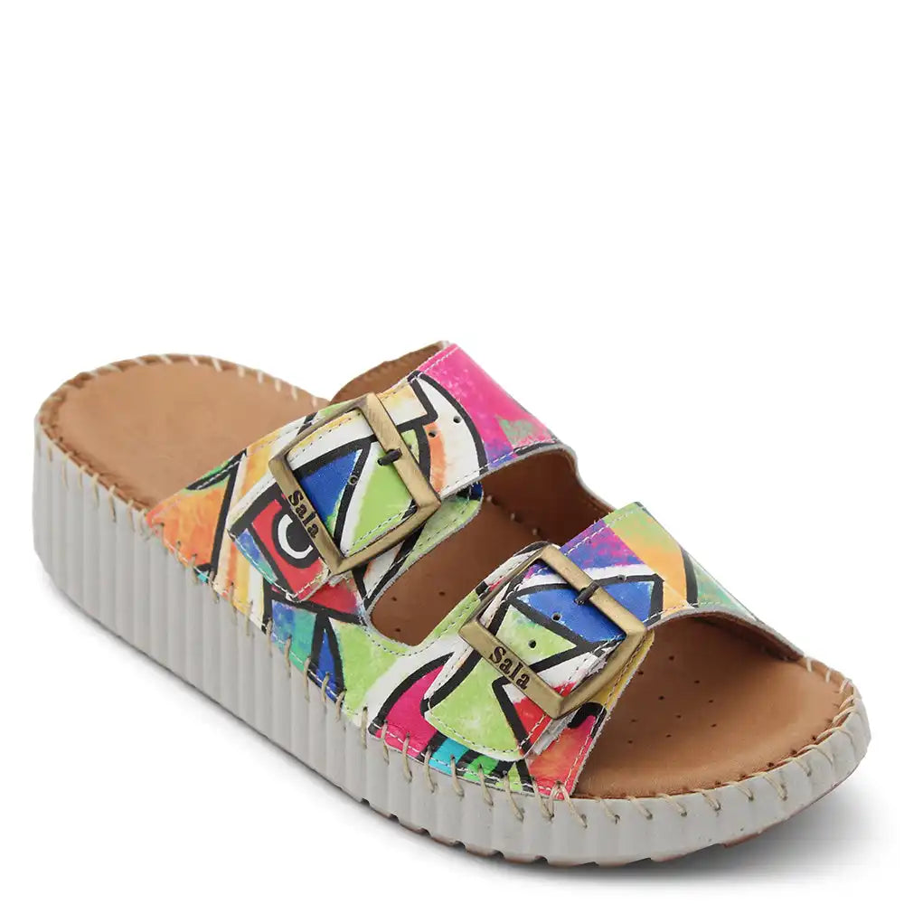 SOLENA INTEREST WOMENS WEDGE SLIDE