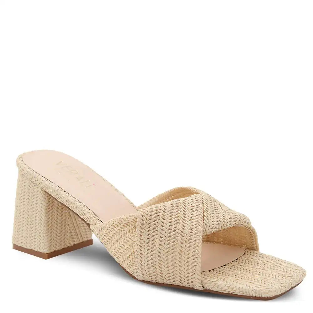 STELLA BLOCK HEEL SLIDE
