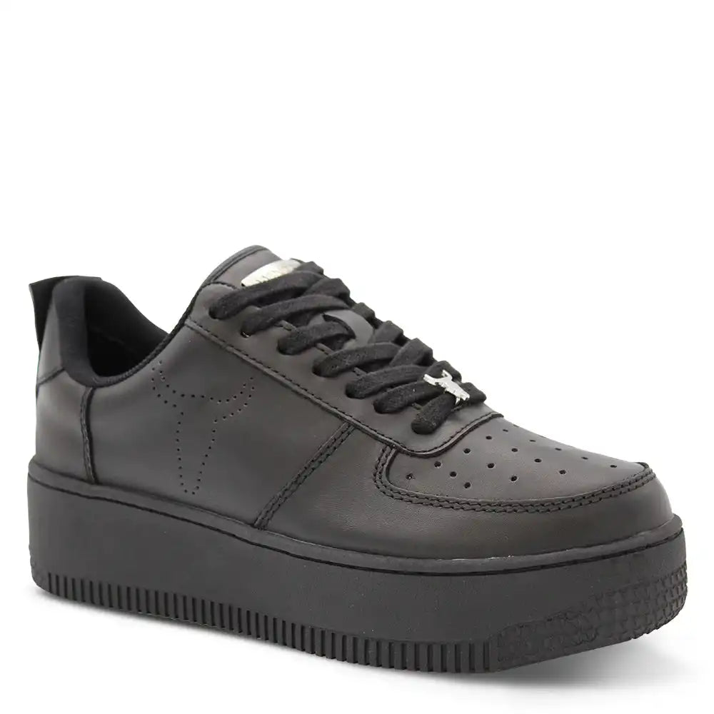 RACERR BLACK WOMENS SNEAKERS