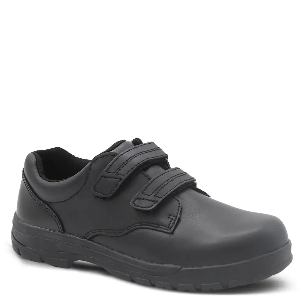 ACADEMY JNR VELCRO LEATHER SCHOOL SHOE