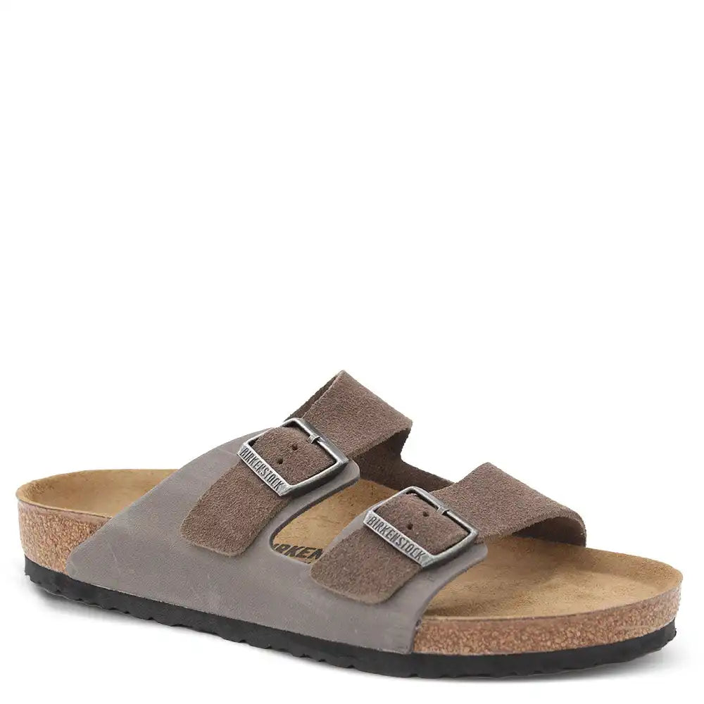 ARIZONA CONCRETE SUEDE LEATHER SLIDE REGULAR FIT