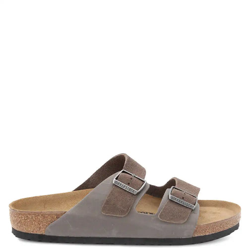 ARIZONA CONCRETE SUEDE LEATHER SLIDE REGULAR FIT