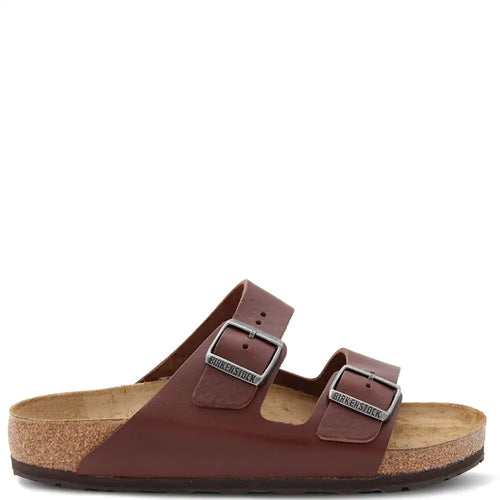 ARIZONA VINTAGE WOOD LEATHER SLIDE