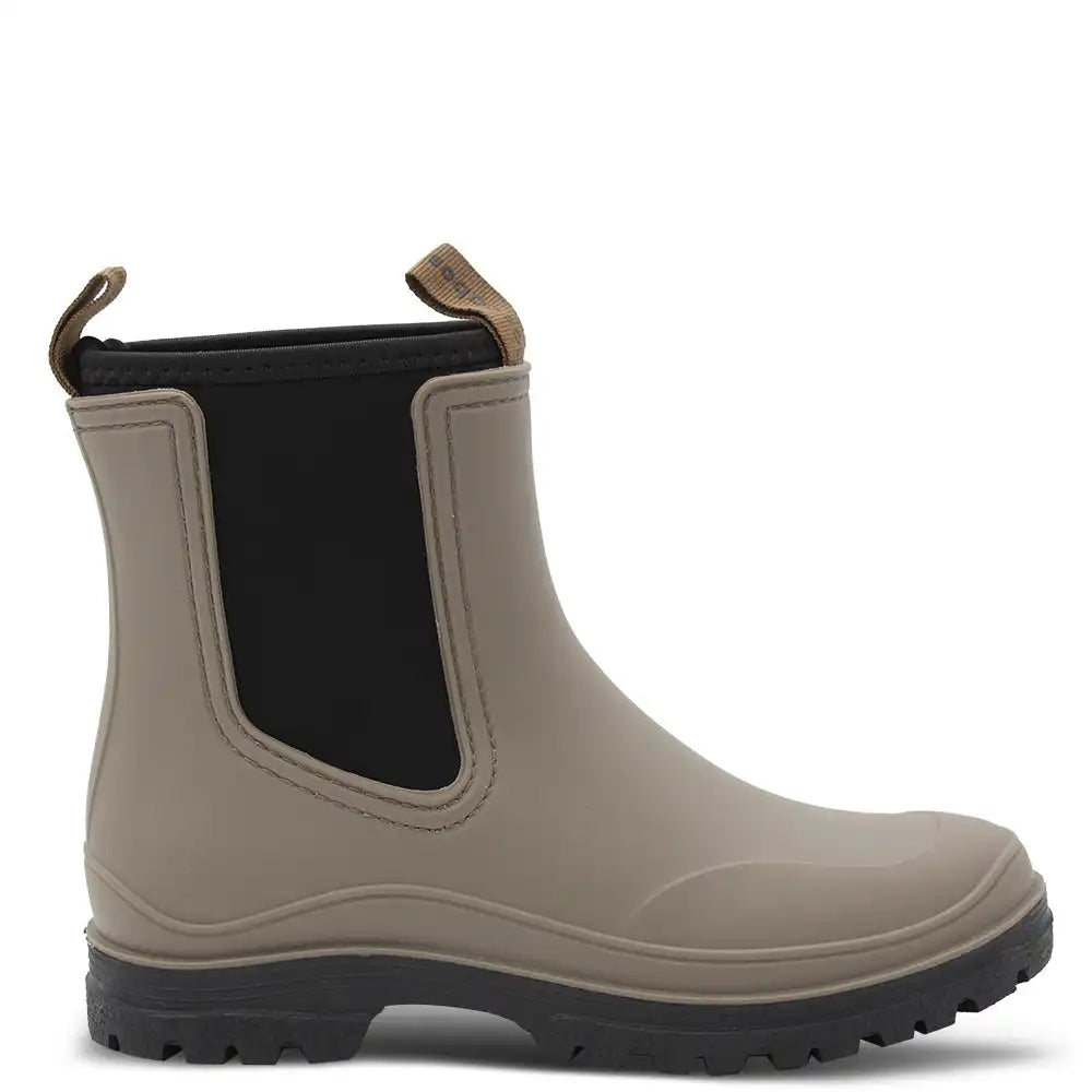 AMELIA WOMENS FLAT RUBBER BOOT