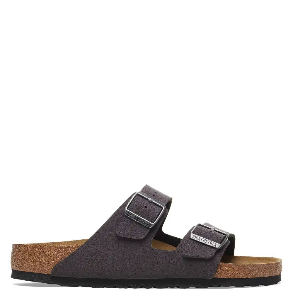 ARIZONA VELVET GREY BIRKO FLOR UNISEX SLIDE