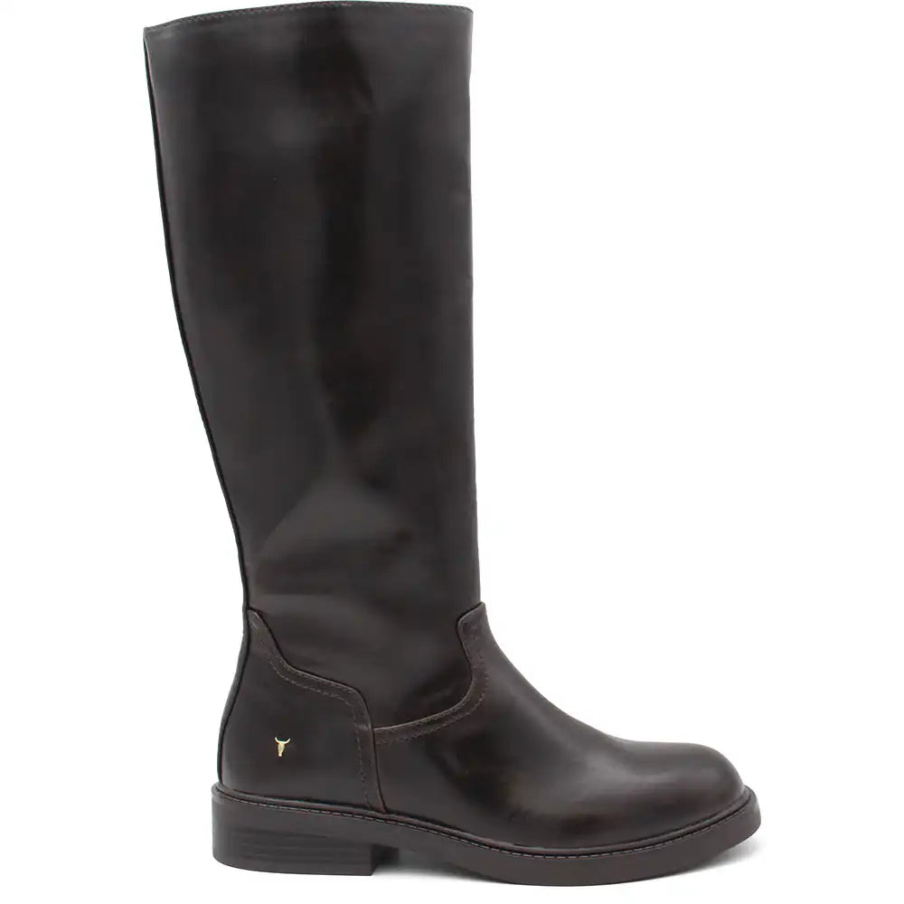 BACKFIRE WOMENS FLAT LONG BOOT