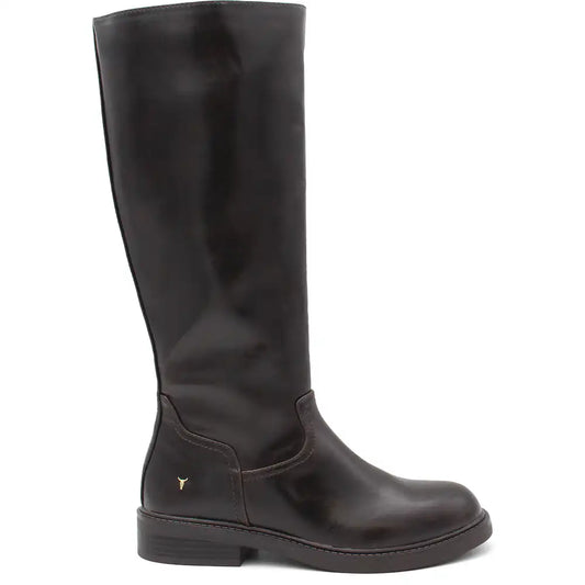 BACKFIRE WOMENS FLAT LONG BOOT