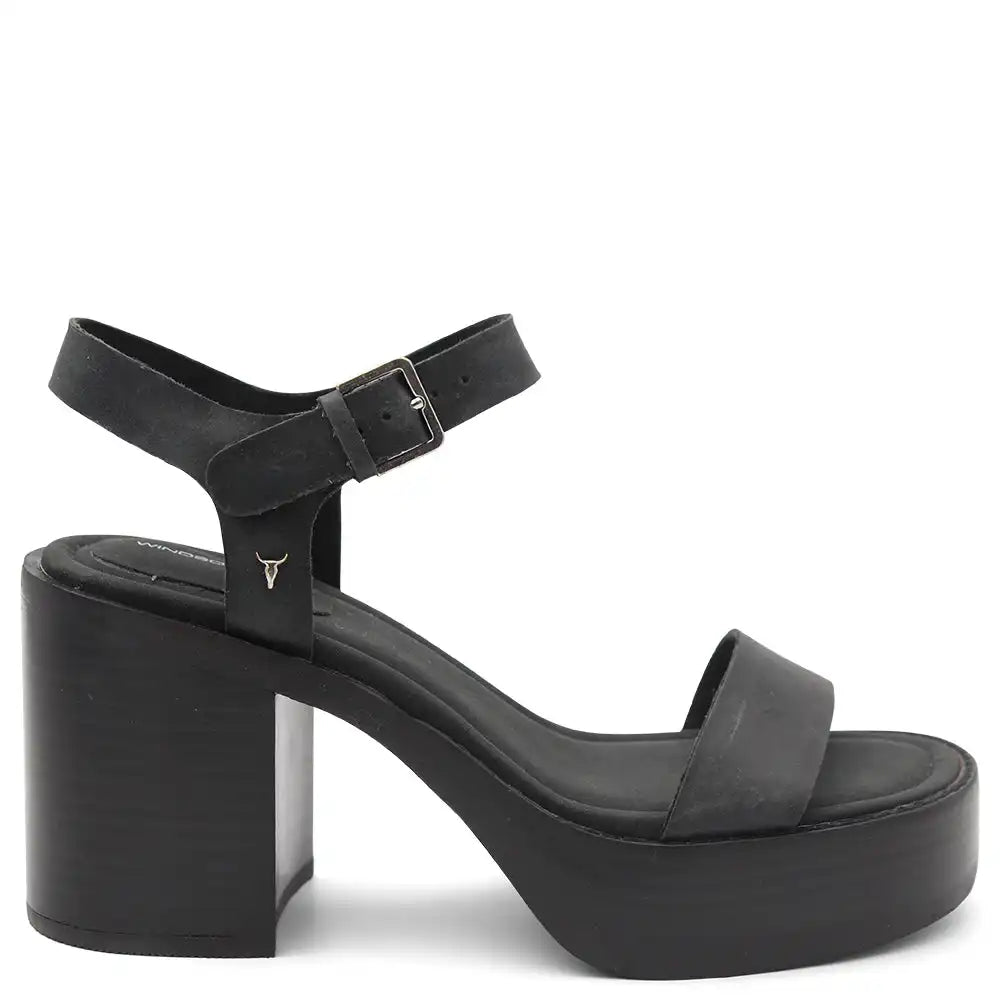 BISOUS WOMENS PLATFORM HEEL SANDAL