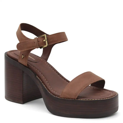 BISOUS WOMENS PLATFORM HEEL SANDAL