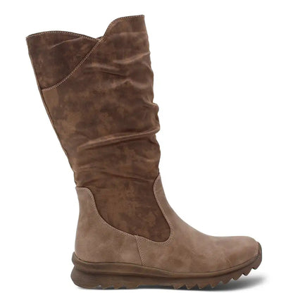 SOCCA WOMENS FLAT BOOTS