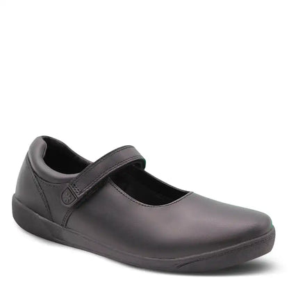 BERRY VELCRO GIRLS SCHOOL SHOE