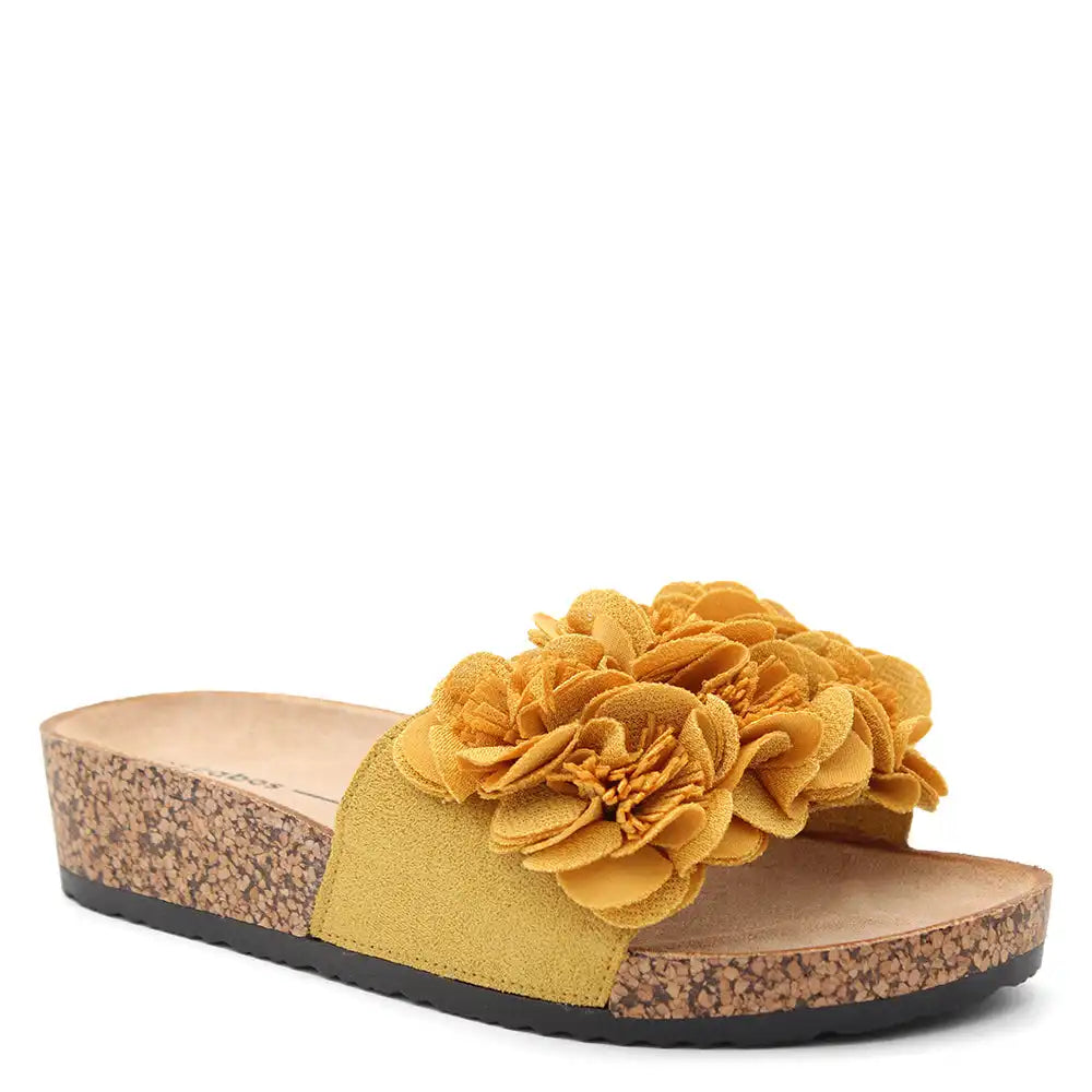 CORSAGE WOMENS FLAT SLIDE