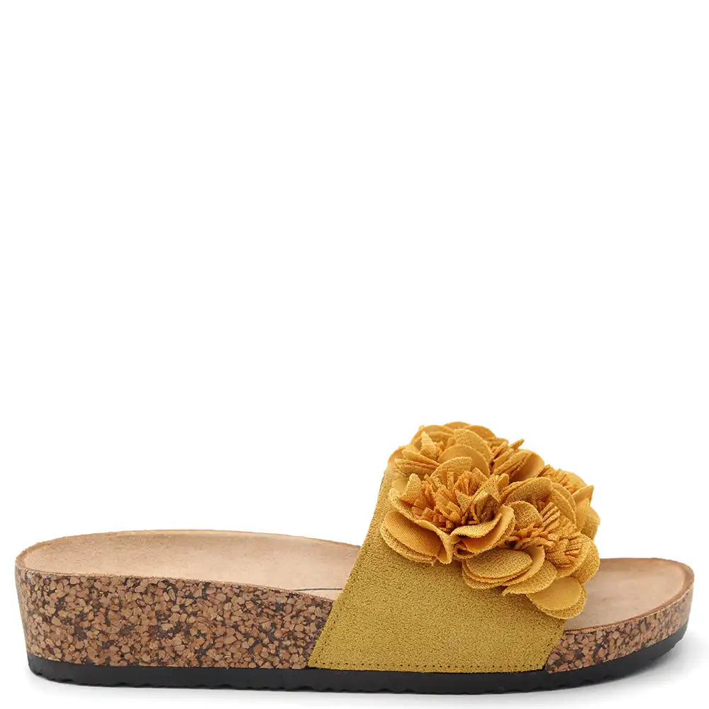 CORSAGE WOMENS FLAT SLIDE