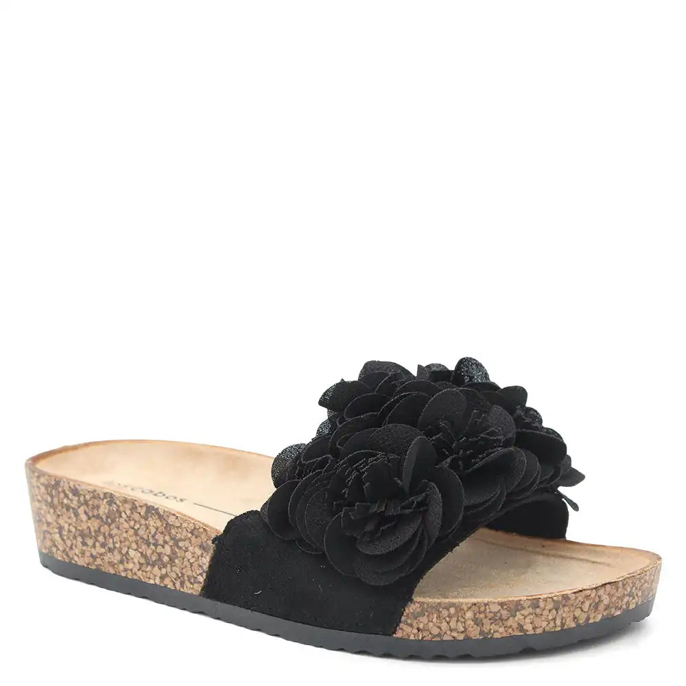 CORSAGE WOMENS FLAT SLIDE