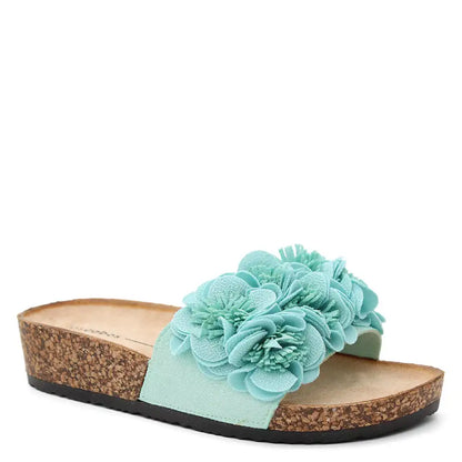 CORSAGE WOMENS FLAT SLIDE