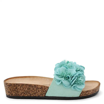 CORSAGE WOMENS FLAT SLIDE