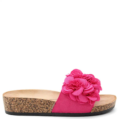 CORSAGE WOMENS FLAT SLIDE
