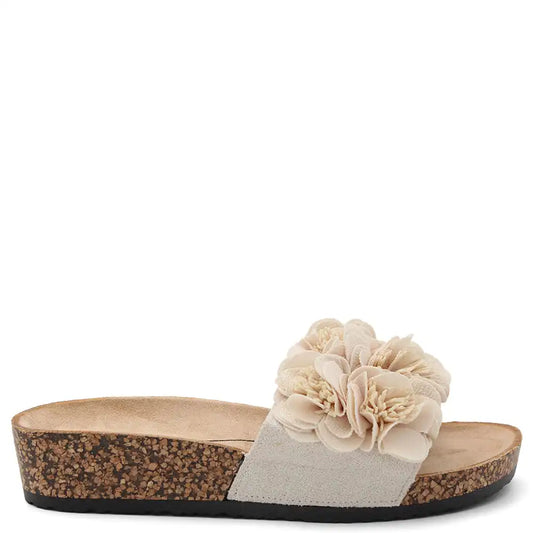 CORSAGE WOMENS FLAT SLIDE
