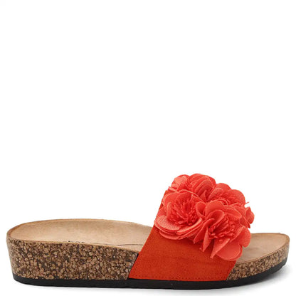 CORSAGE WOMENS FLAT SLIDE