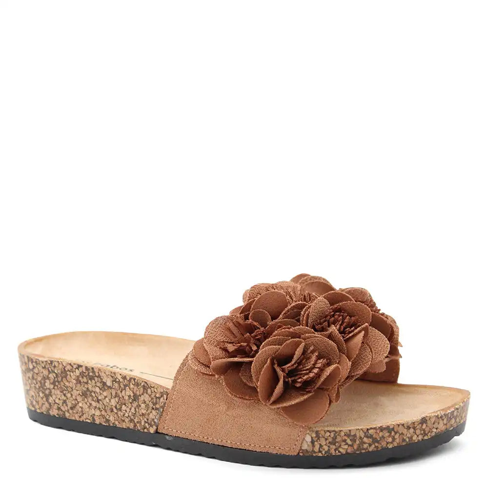 CORSAGE WOMENS FLAT SLIDE