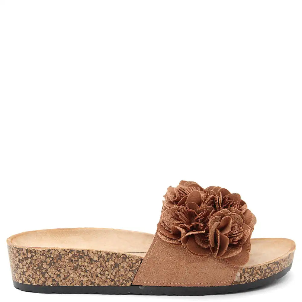 CORSAGE WOMENS FLAT SLIDE