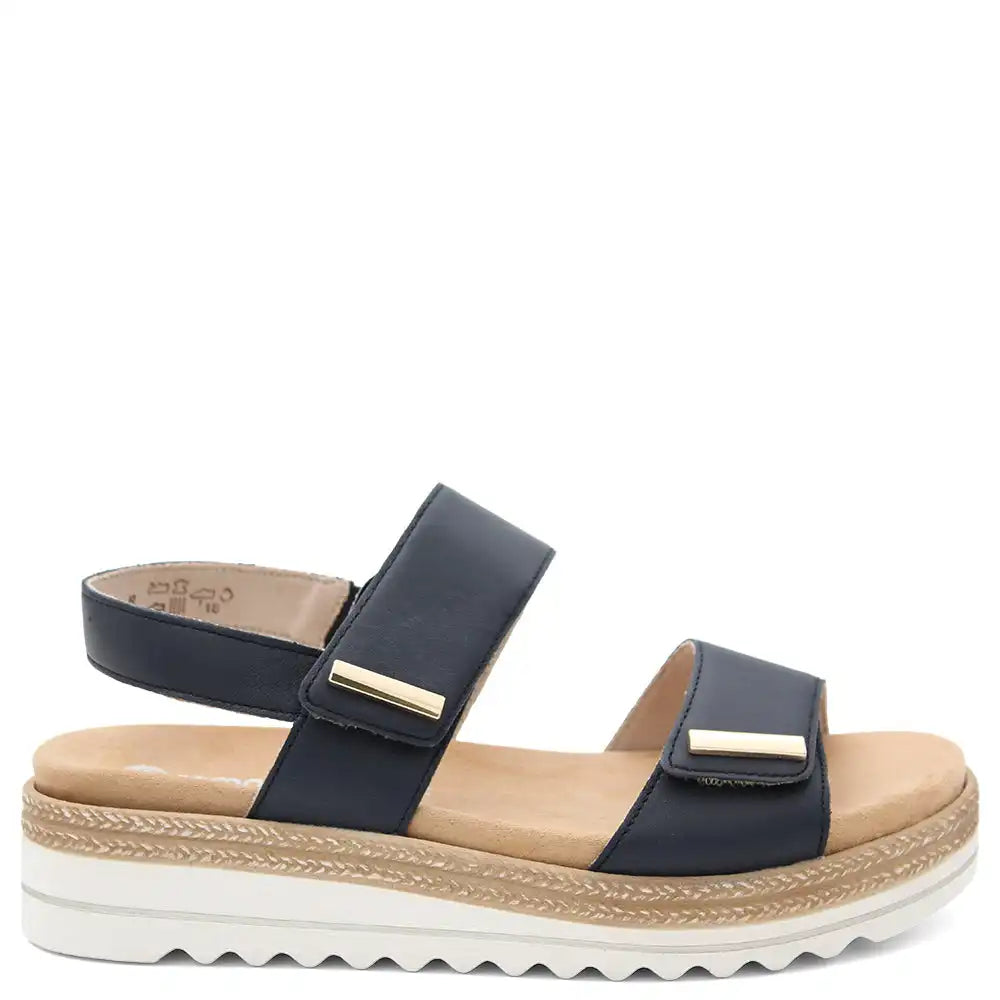 D0Q59 WOMENS WEDGE SANDAL