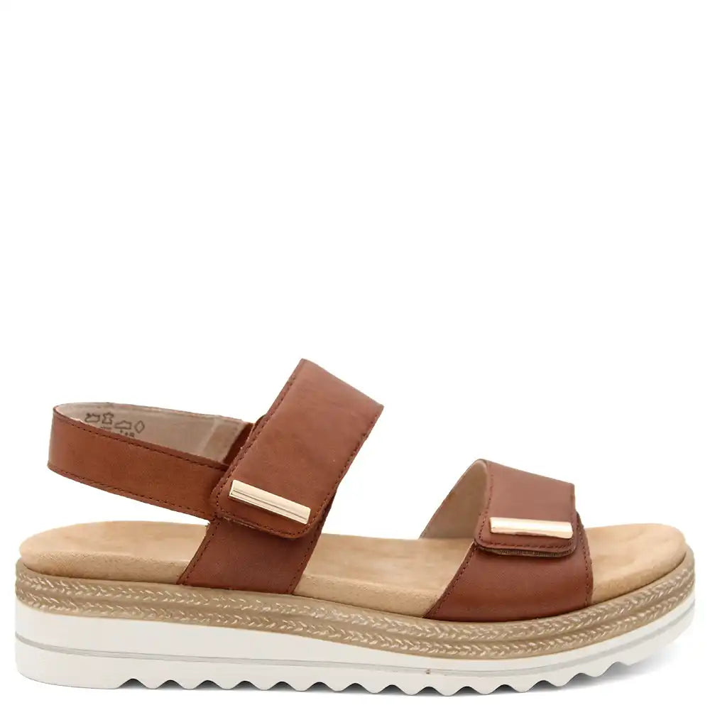 D0Q59 WOMENS WEDGE SANDAL