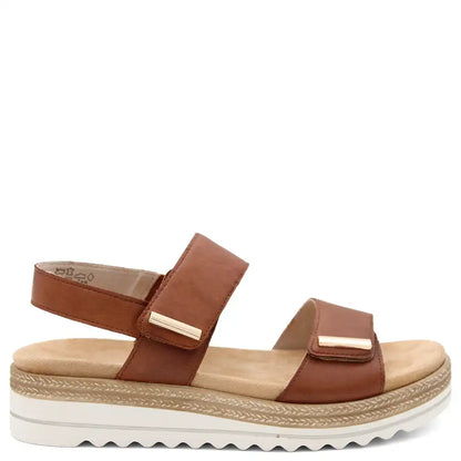 D0Q59 WOMENS WEDGE SANDAL