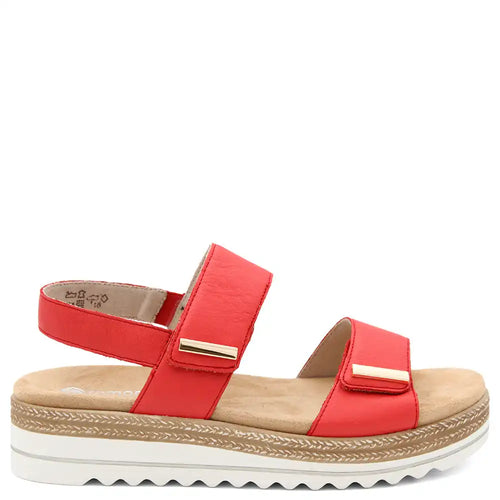 D0Q59 WOMENS WEDGE SANDAL