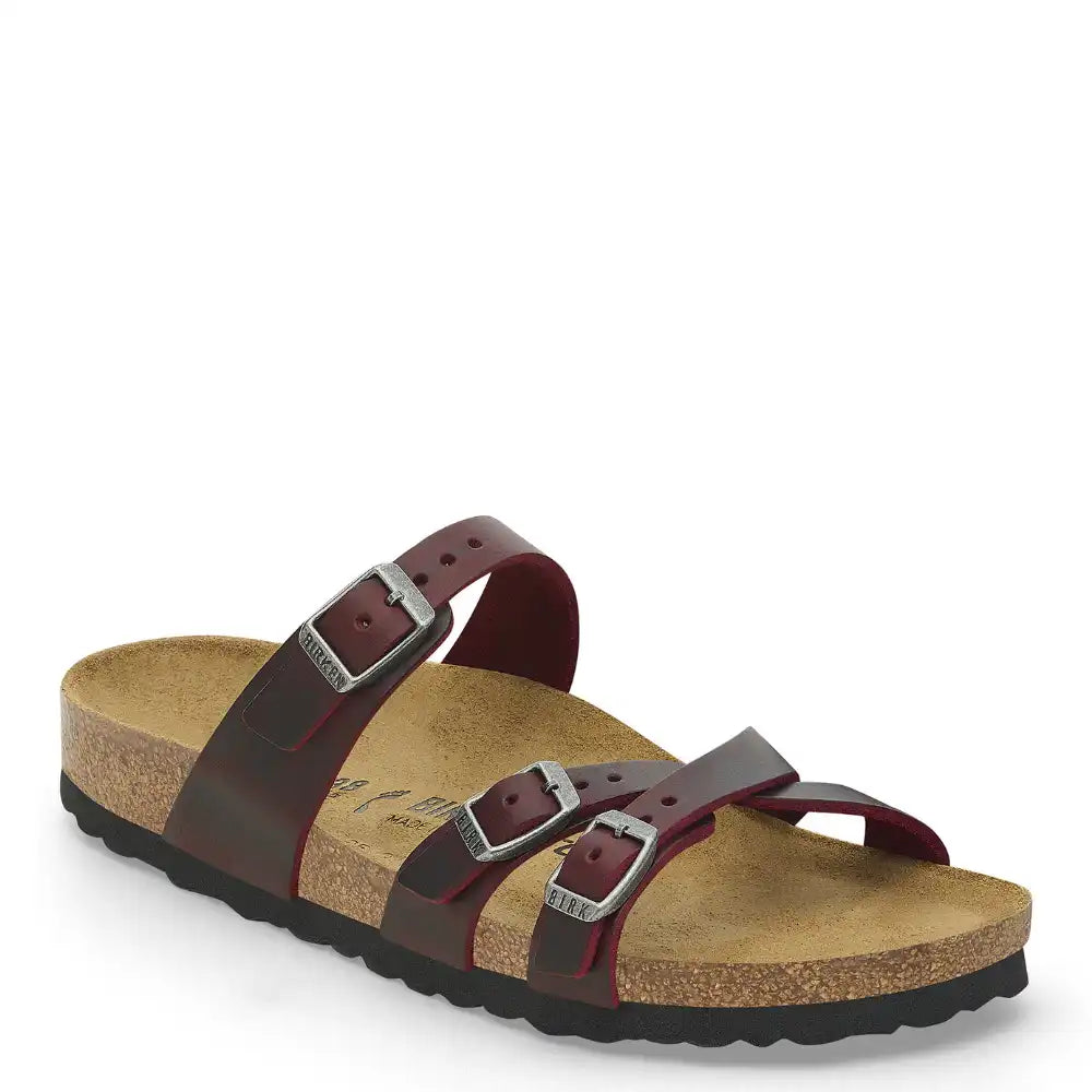 FRANCA WOMENS LEATHER SLIDE