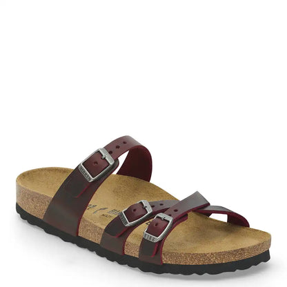 FRANCA WOMENS LEATHER SLIDE