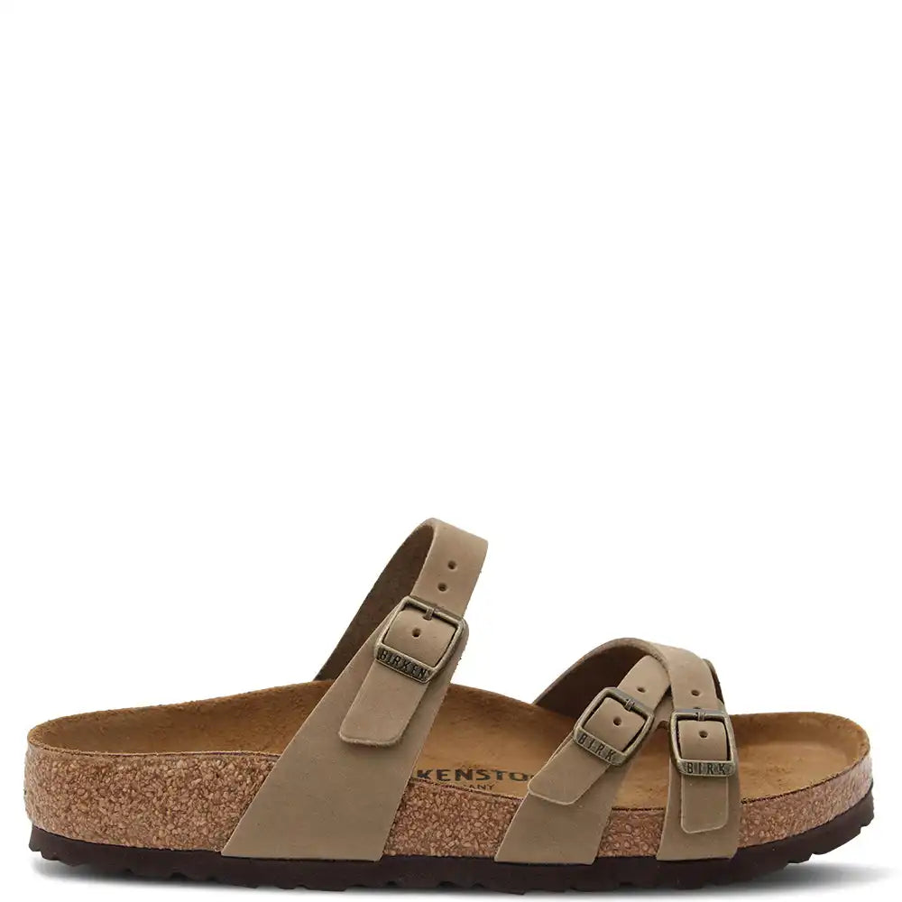 FRANCA WOMENS LEATHER SLIDE