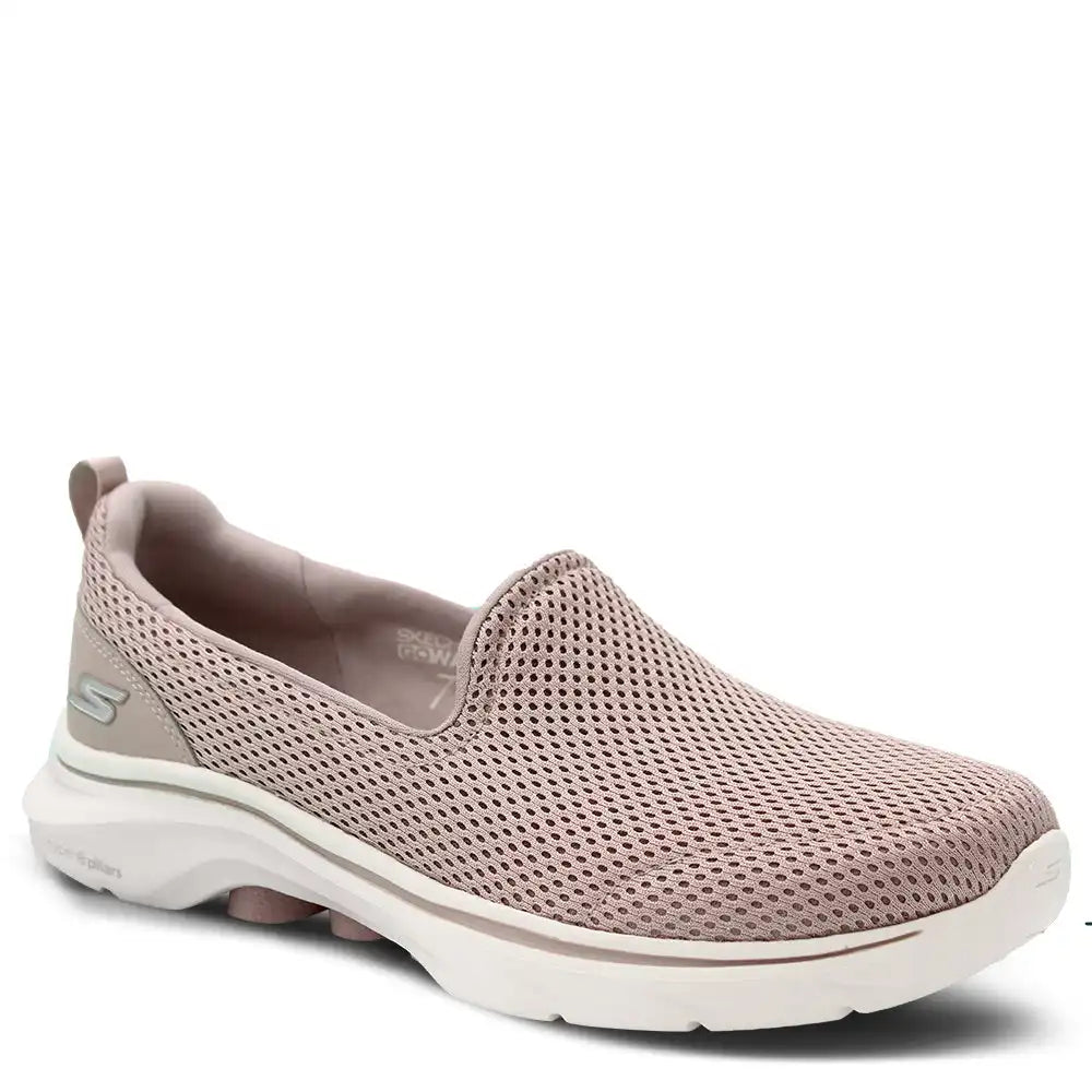 GO WALK 7 RAZI WOMENS SLIP ON SNEAKERS