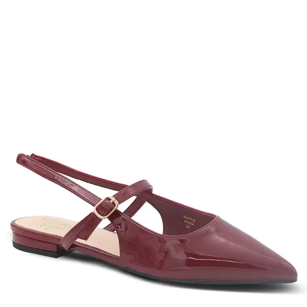HIATUS WOMENS SLING BACK FLAT SANDAL