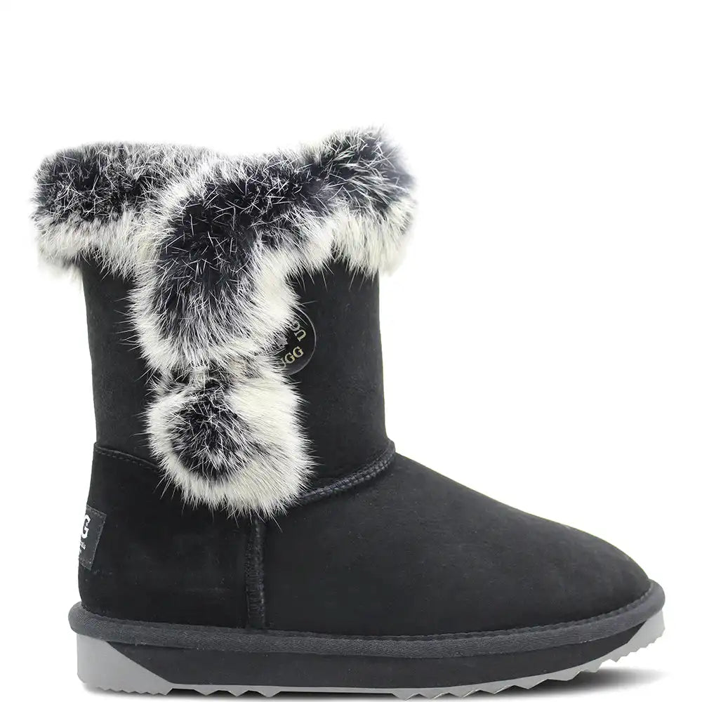 BUTTON FUR WOMENS UGGS