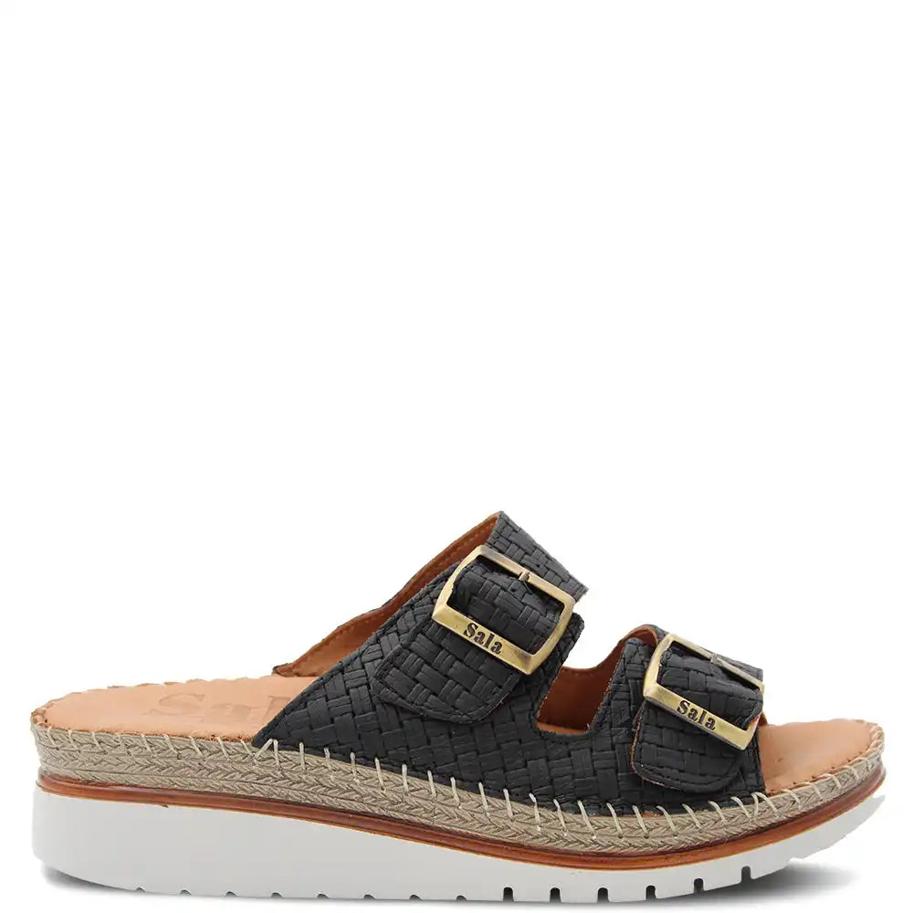 OASIS WEAVE WOMENS WEDGE SLIDE