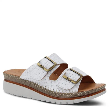 OASIS WEAVE WOMENS WEDGE SLIDE