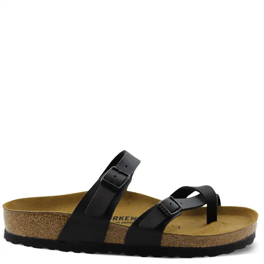 MAYARI BLACK REGULAR FIT WOMENS THONGS