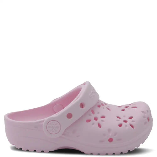CLASSIC FLORAL CUT OUT KIDS CLOG