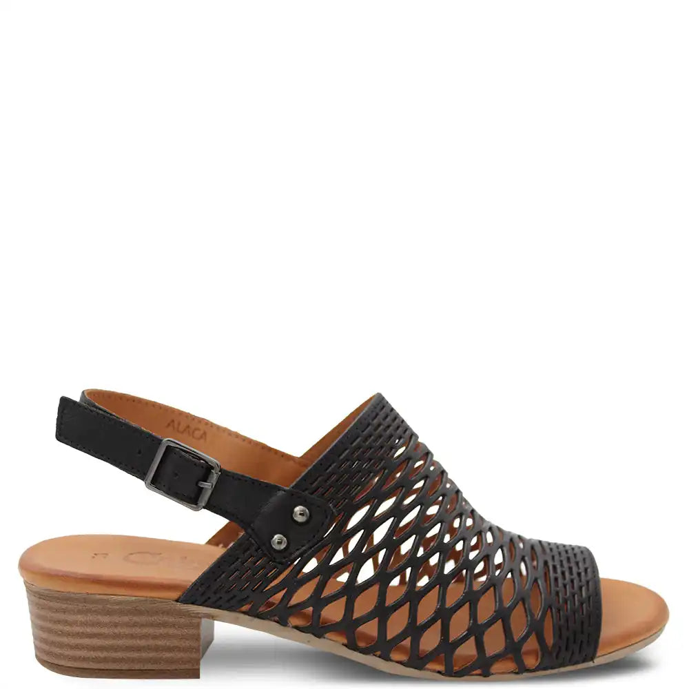 ALACA WOMENS HEEL SANDAL