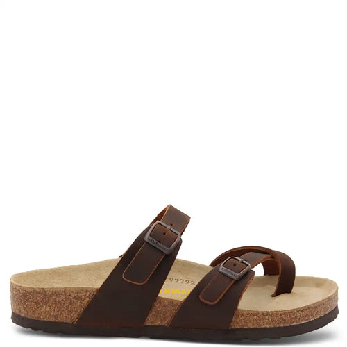 N2629 WOMENS LEATHER FLAT THONG