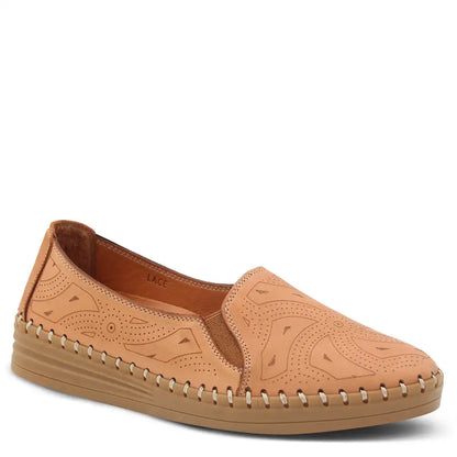 LACE WOMENS FLAT COURT