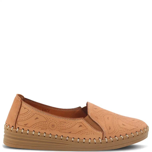 LACE WOMENS FLAT COURT