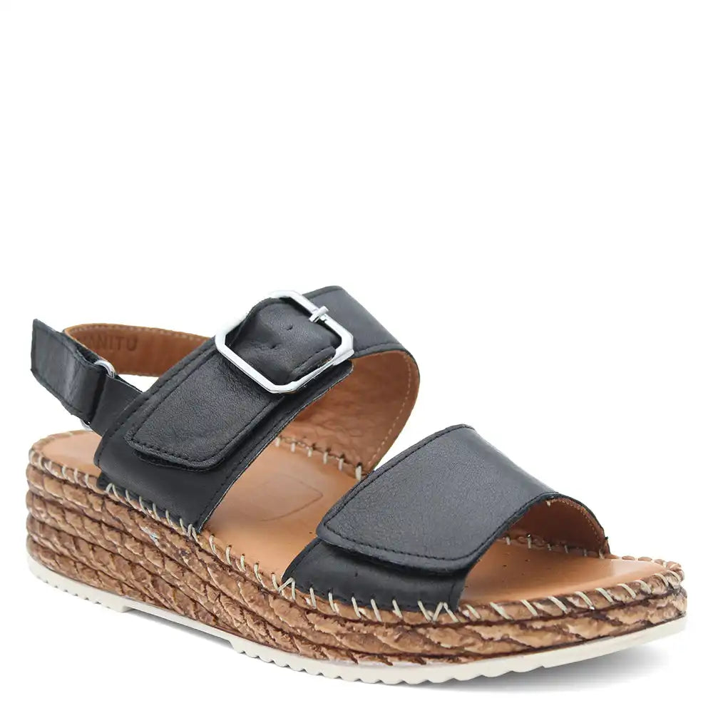 MANITU WOMENS WEDGE SANDAL